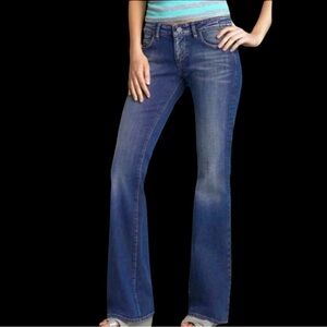 Paige Premium Denim Jeans Womens Blue Benedict Canyon Classic Rise Bootcut Sz 28